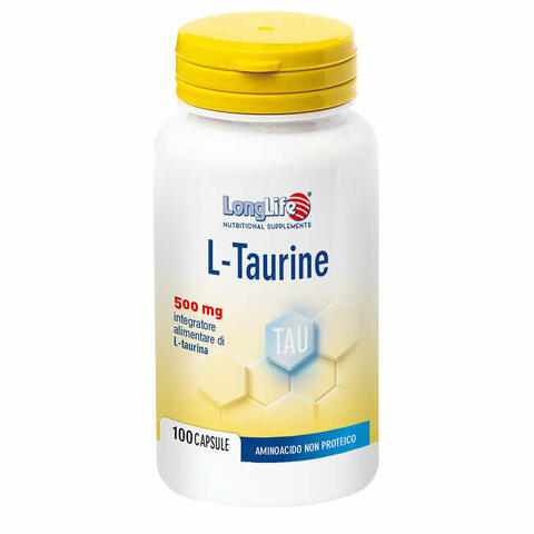 Longlife l-taurine 500mg 100 capsule