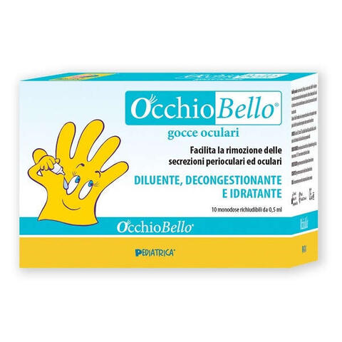 Occhiobello gocce oculari 10 flaconcini monodose richiudibili da 0,5 ml